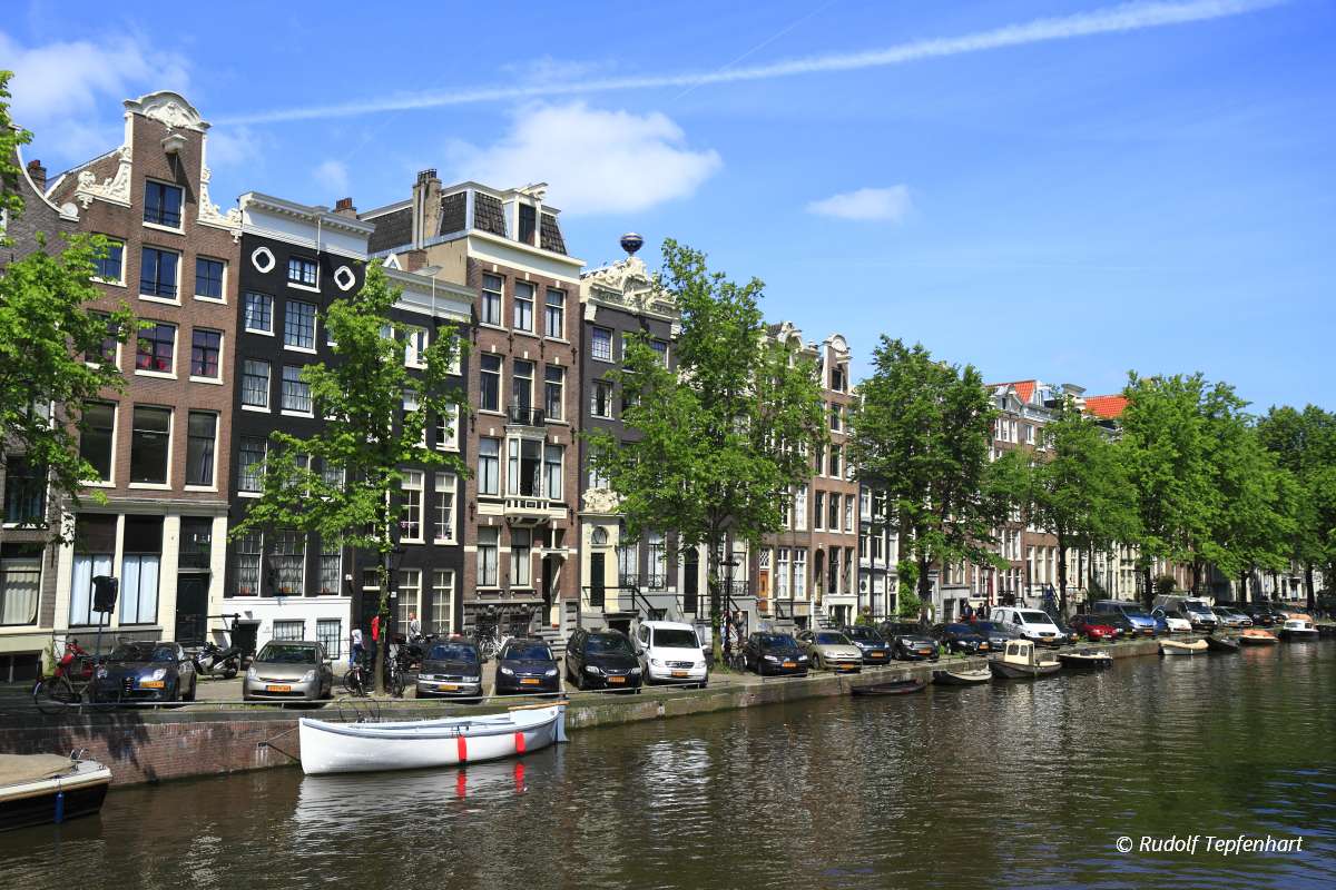 Houses in Amsterdam, Holland