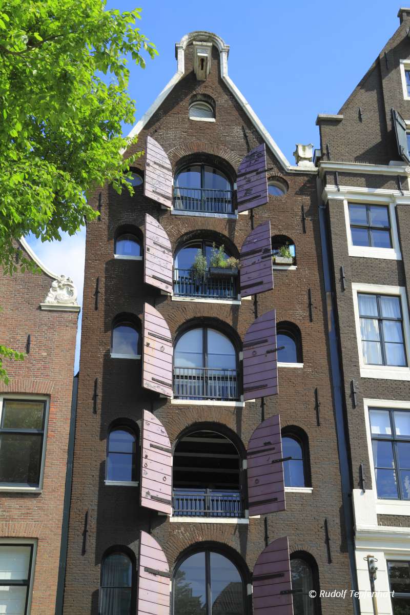Houses in Amsterdam, Holland
