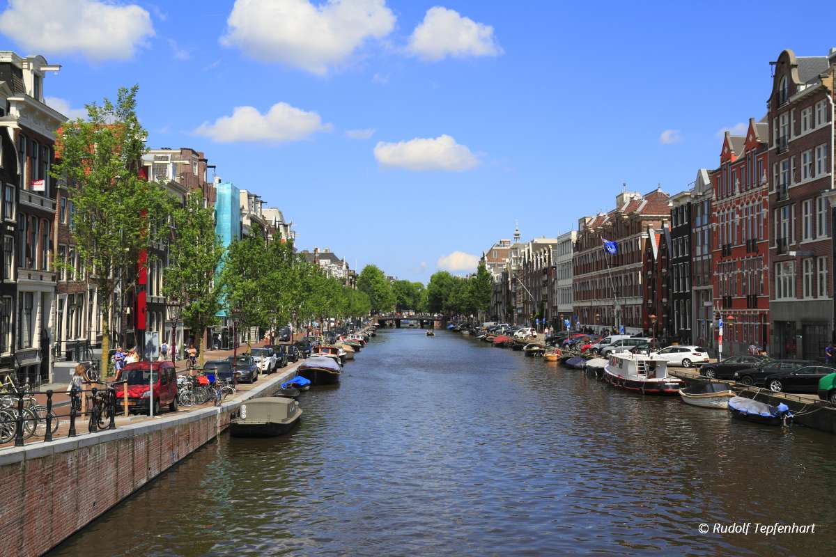 Houses in Amsterdam, Holland