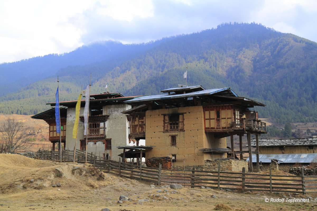 Countryside houses, Bhutan