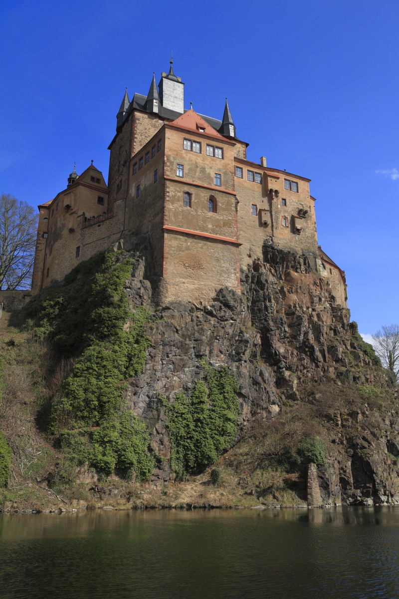 Kriebstein castle near Waldheim in Saxony, Germany
