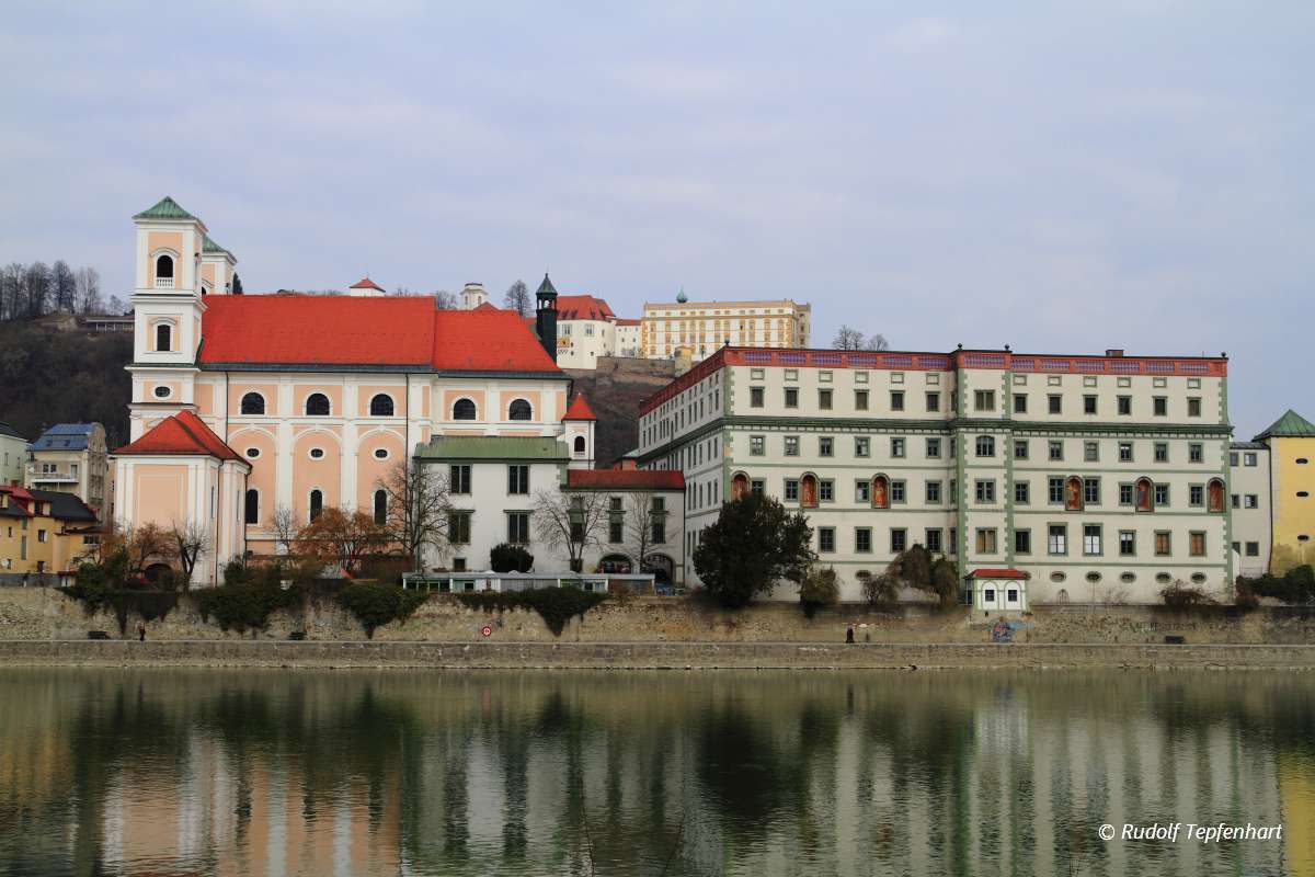 Dome St.Stephan on the river Inn, Passau