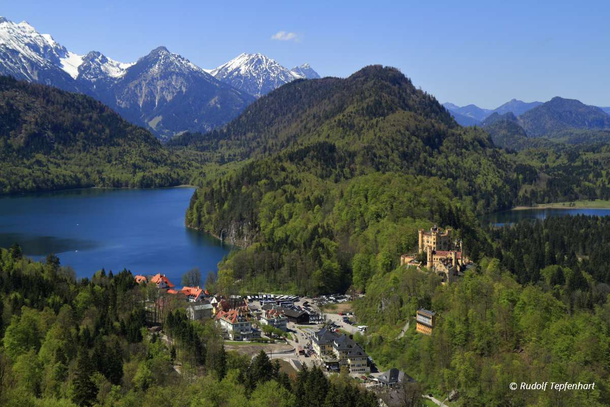 Hohenschwangau and Alpsee Lake