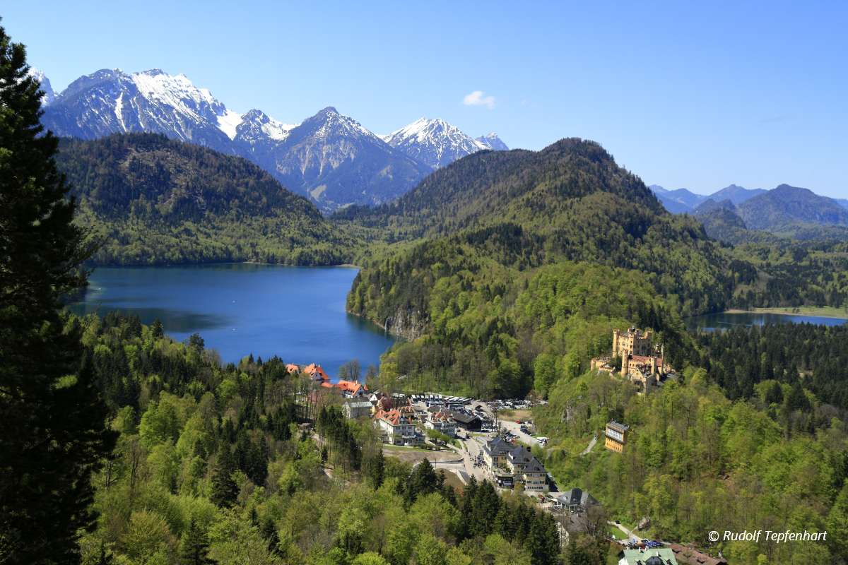 Hohenschwangau and Alpsee Lake
