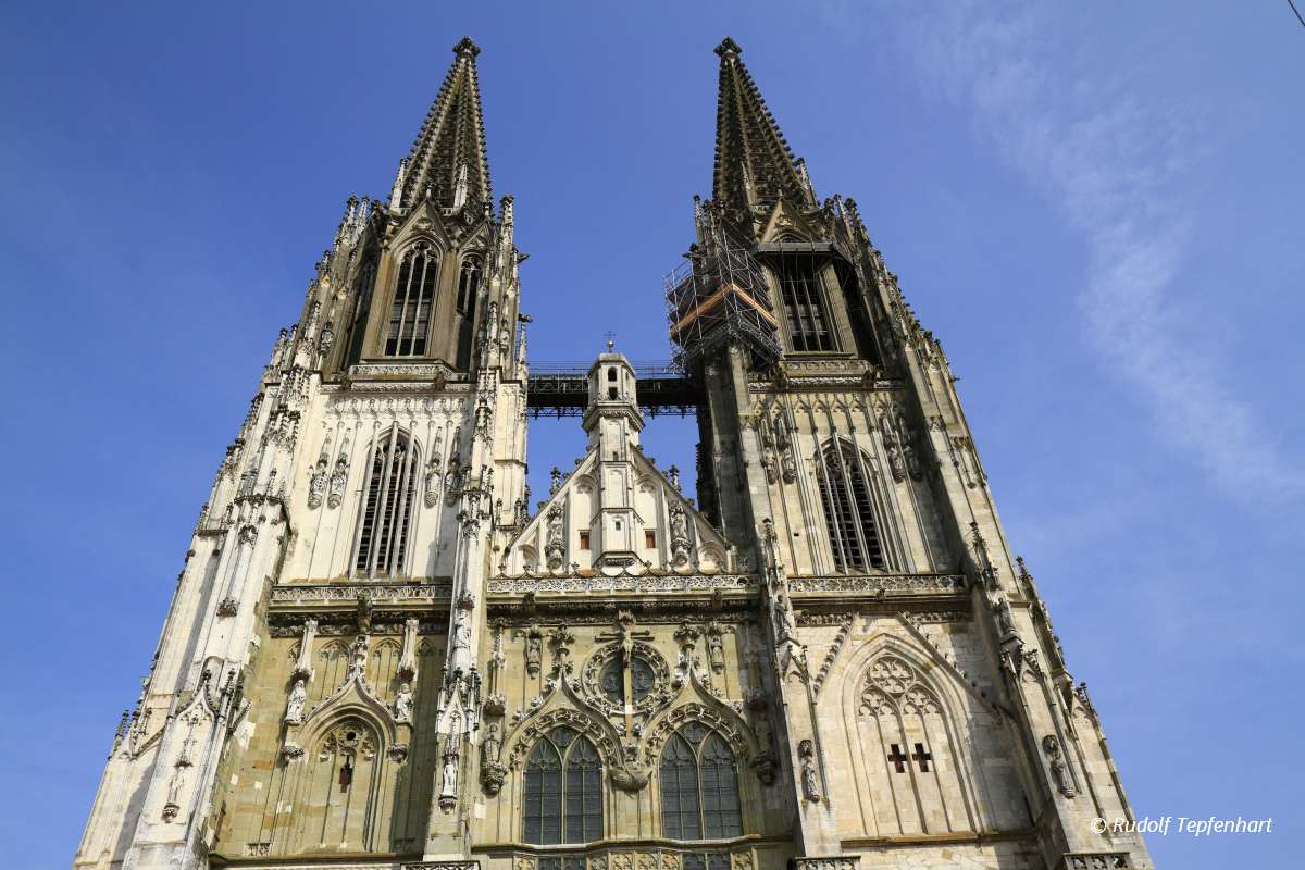 The Regensburg Cathedral St. Peter in Regensburg