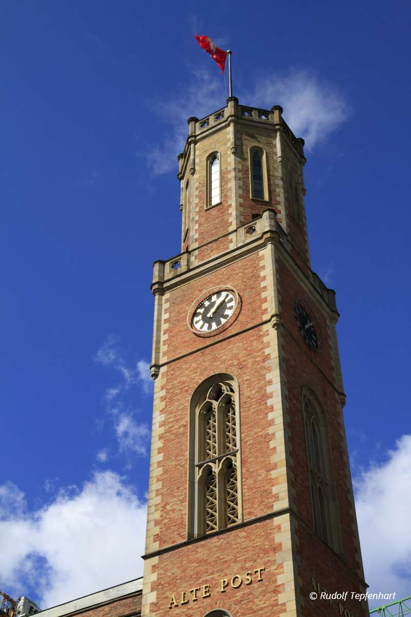 Old Post Office Building in Hamburg
