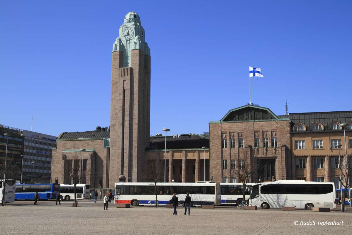 The central station of Helsinki