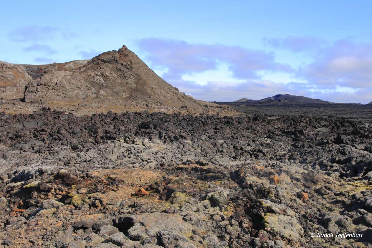 The lava field of Leirhnjukur