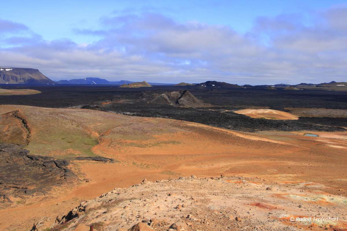 The lava field of Leirhnjukur