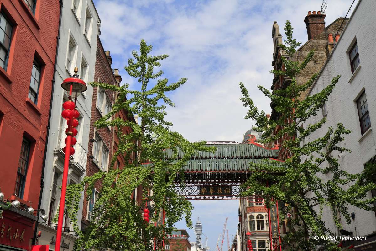 The Main Gate of London ChinaTown