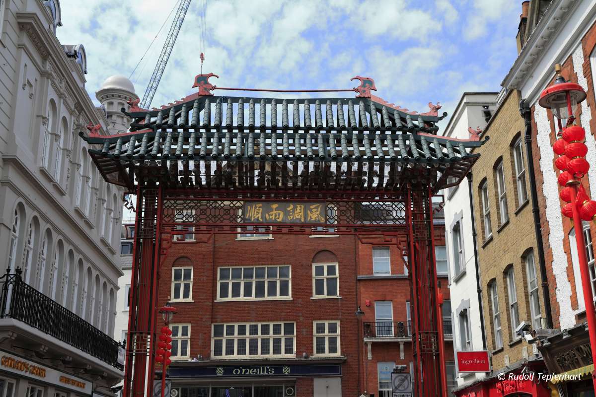 The Main Gate of London ChinaTown