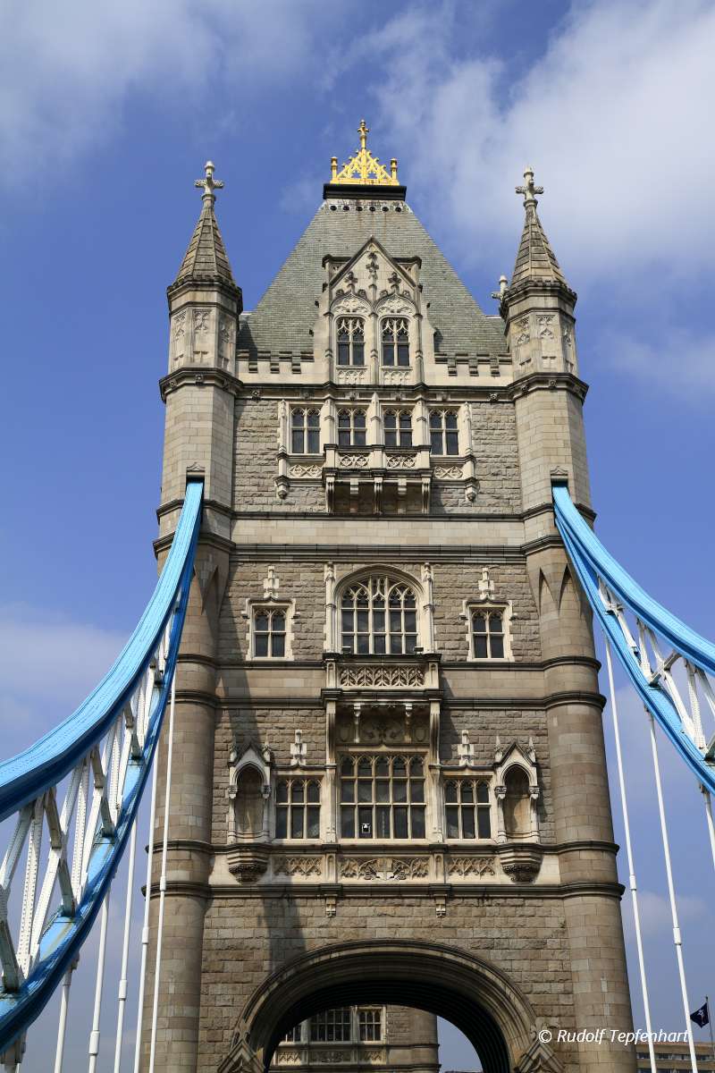 Tower Bridge over the River Thames in London