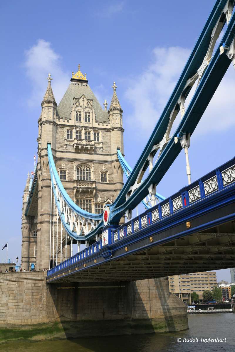 Tower Bridge over the River Thames in London