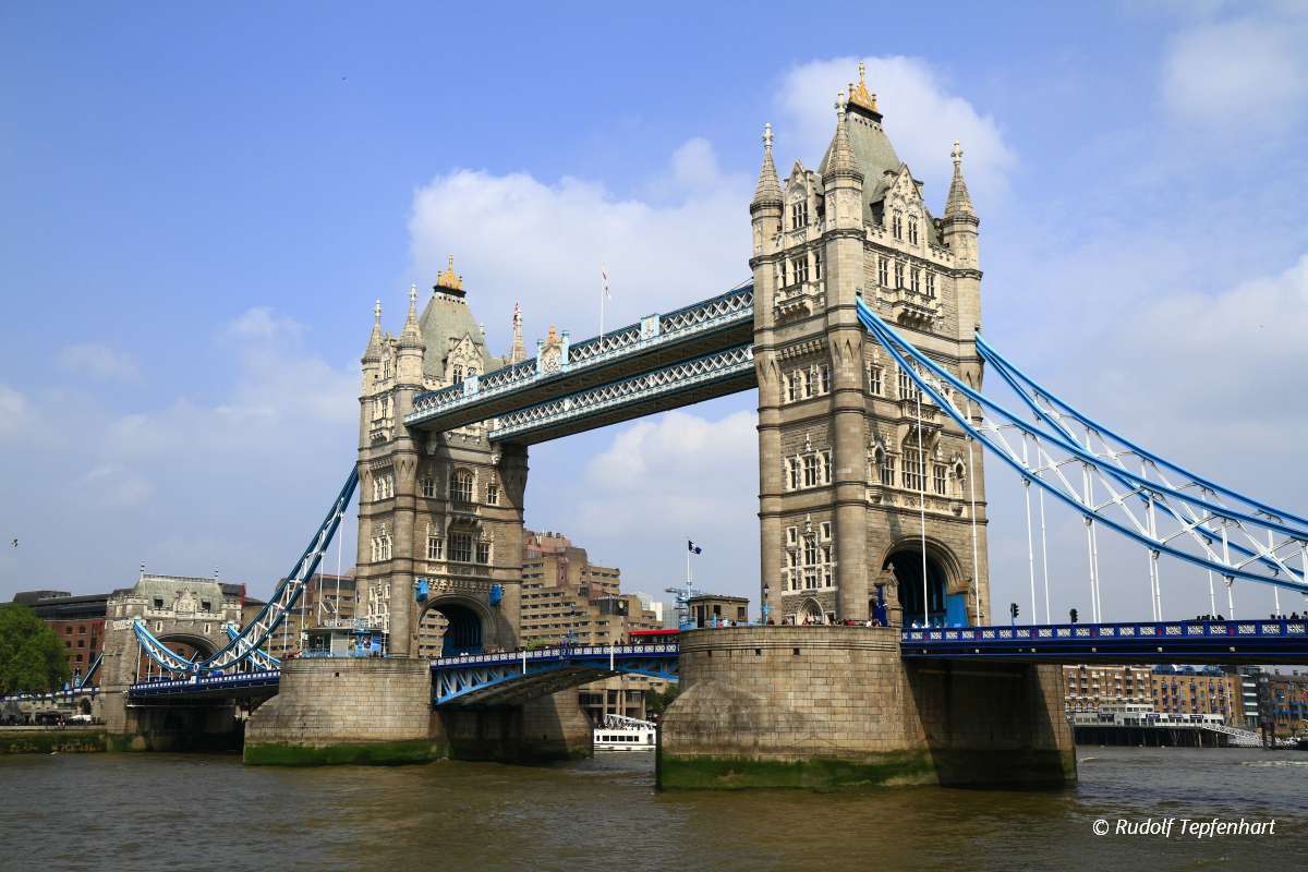 Tower Bridge over the River Thames in London