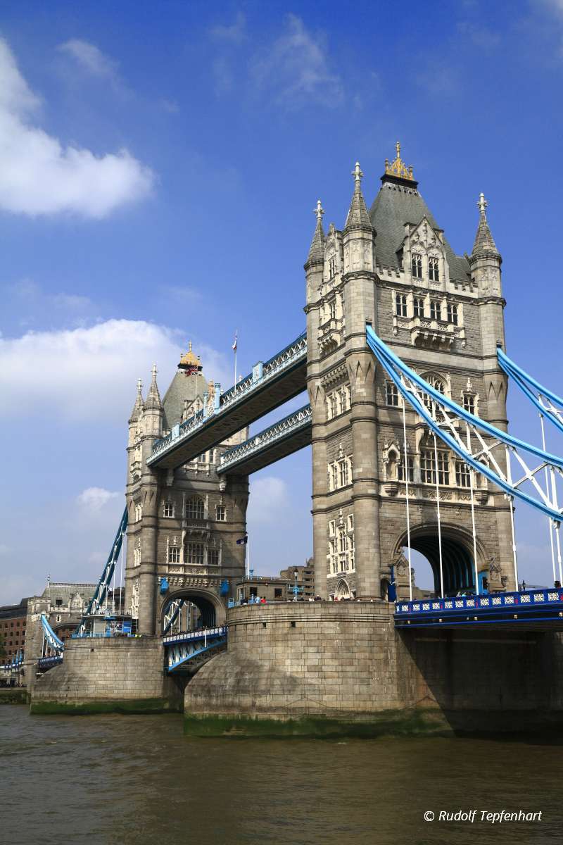 Tower Bridge over the River Thames in London
