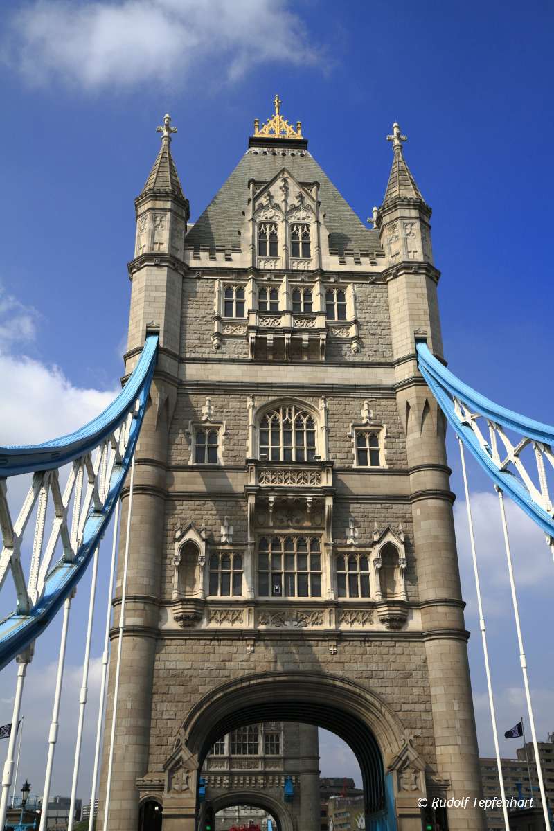 Tower Bridge over the River Thames in London