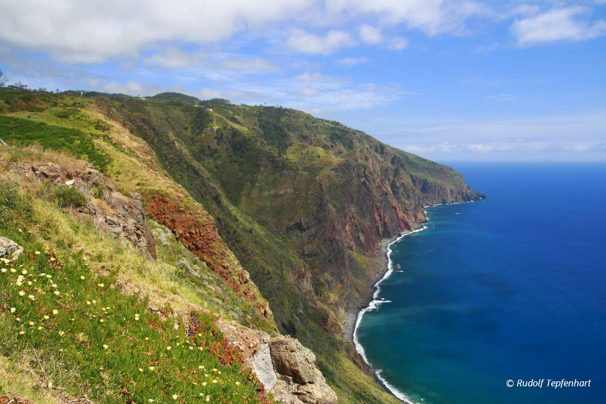 The south coast of Madeira
