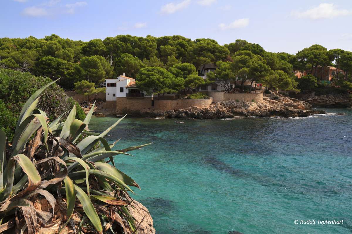 beautiful beach with turquoise sea water, Cala Gat, Majorca, Spa