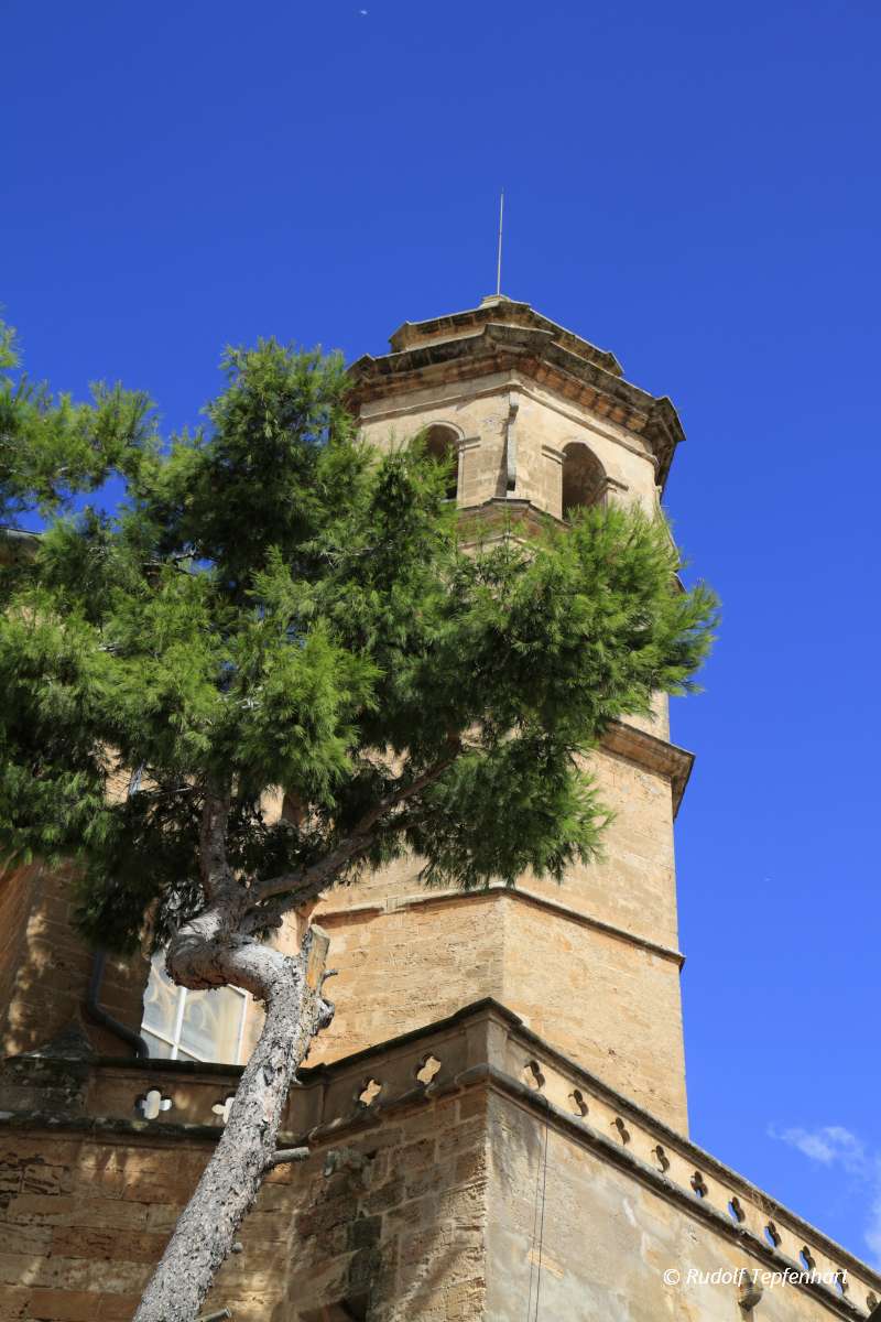 Sant Pere Church in Petra, Mallorca, Spain