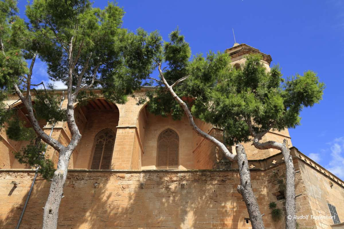 Sant Pere Church in Petra, Mallorca, Spain