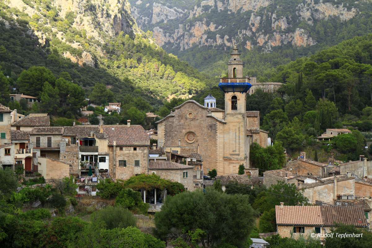 Parish Church of Sant Bartomeu in Valldemossa, Mallorca, Baleari