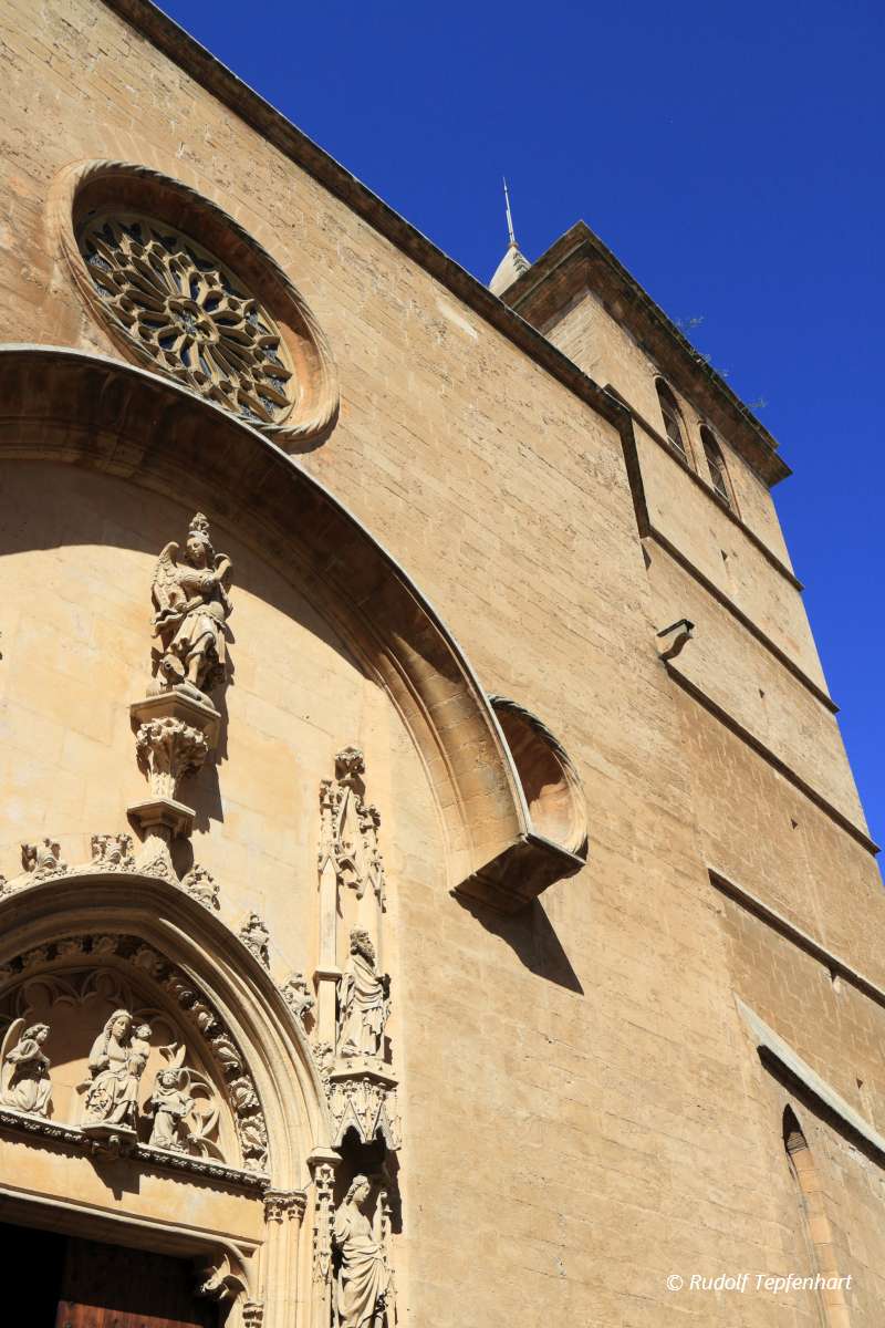 Church Sant Miguel in Mallorca, Balearic Islands, Spain