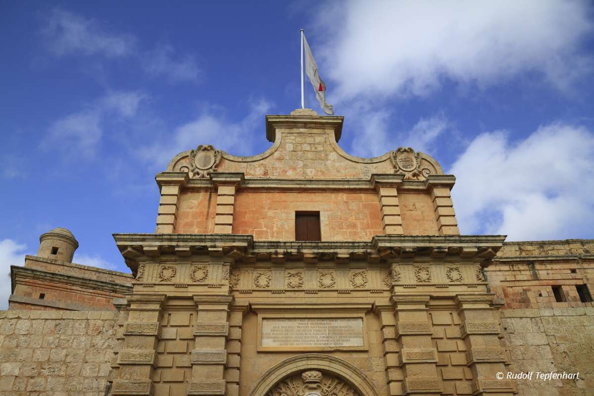 The Main Gate of Mdina, Malta