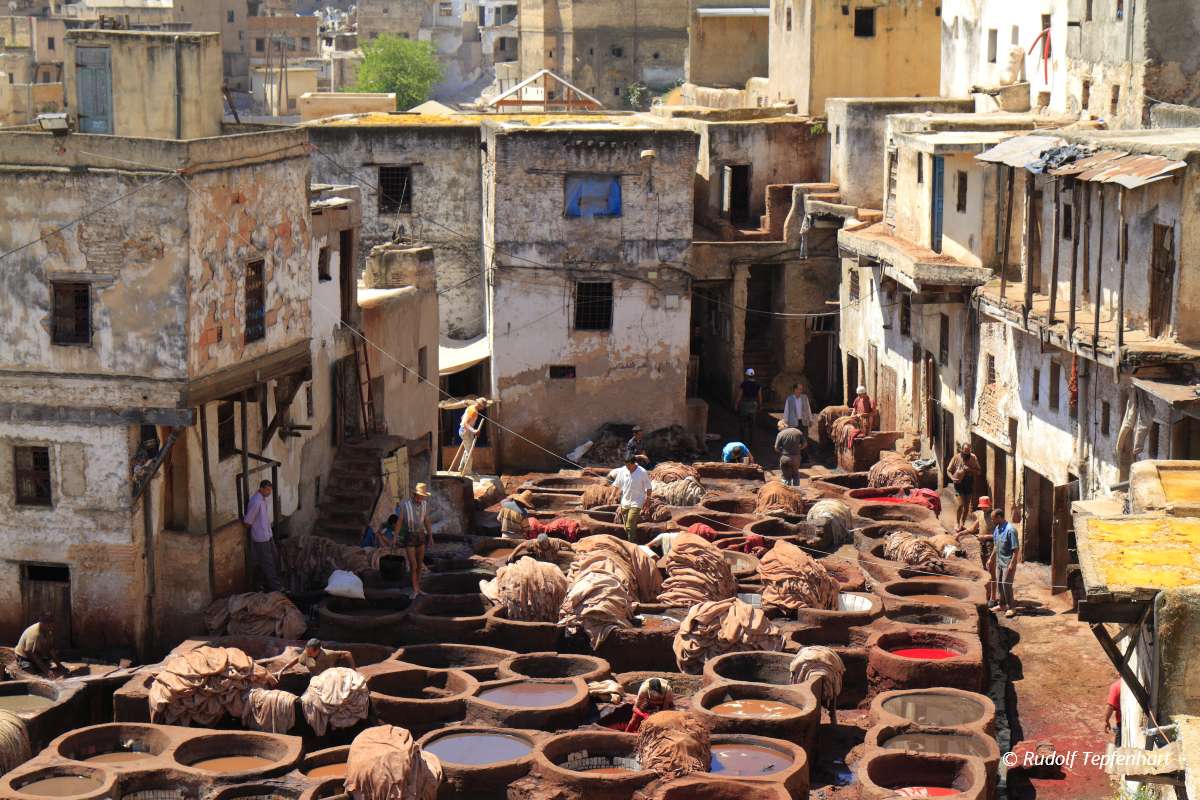 Tanneries in Fes
