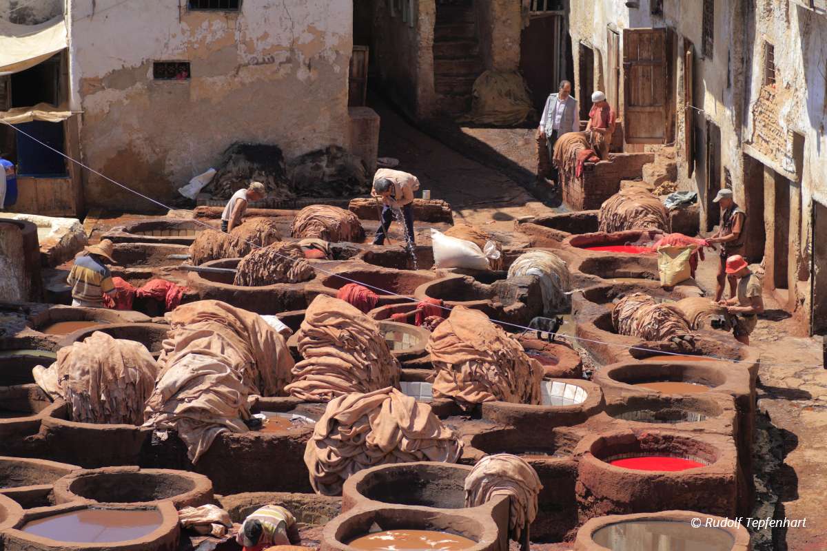 Tanneries in Fes