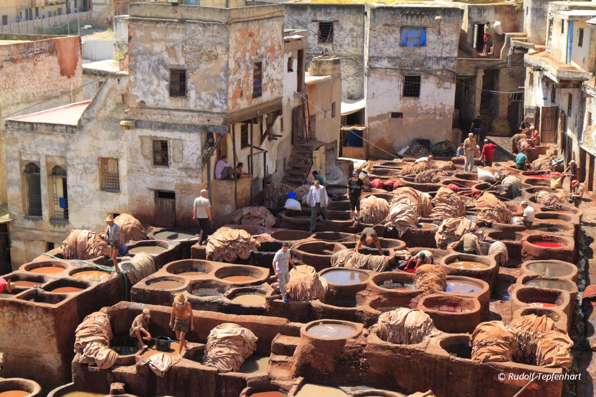 Tanneries in Fes