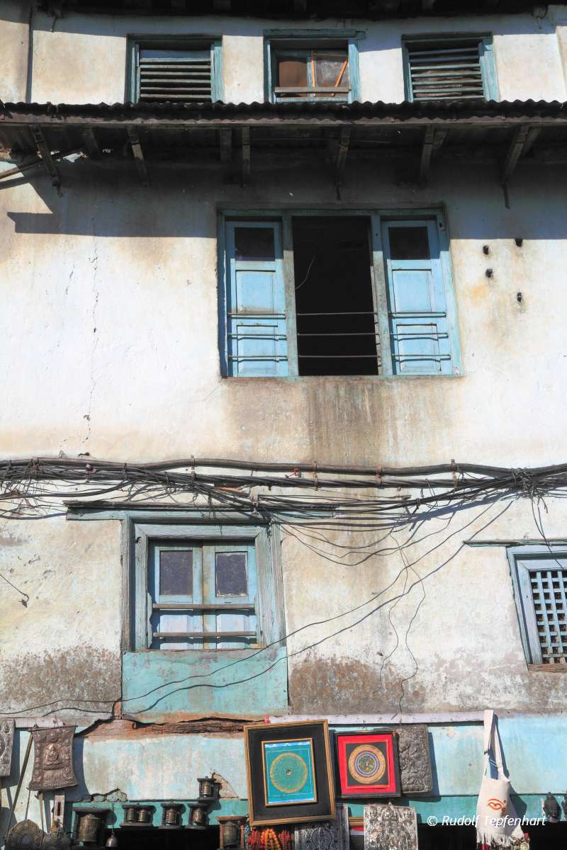 Medieval buildings surrounding Swayambhunath