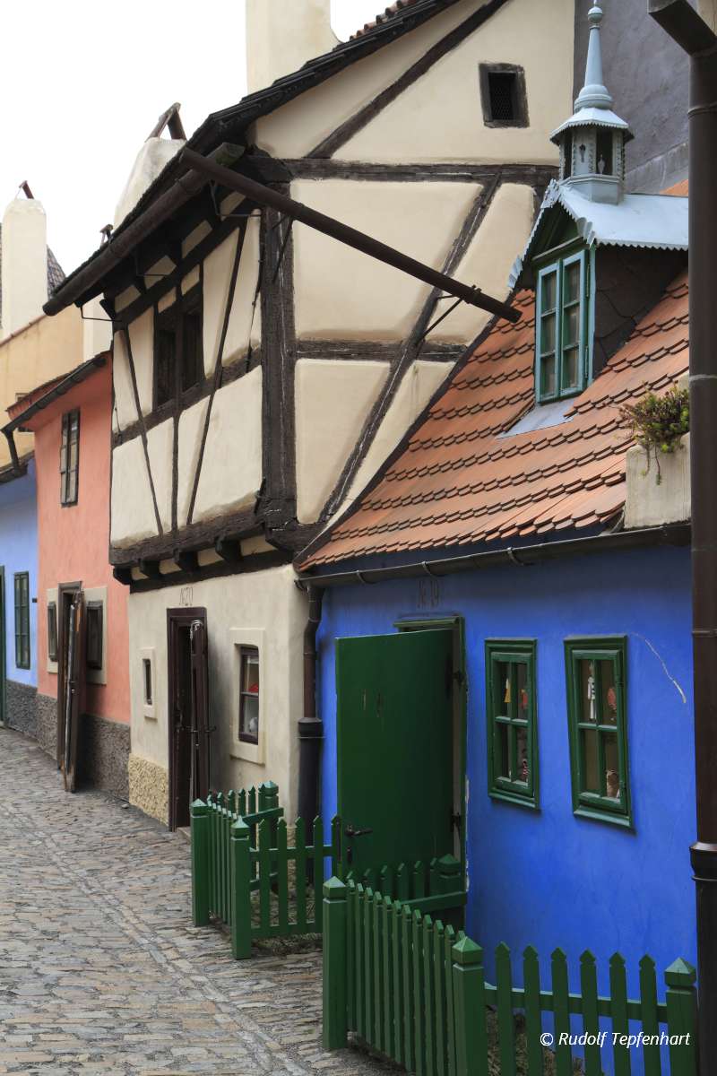 Golden Lane, Prague castle, Czech Republic