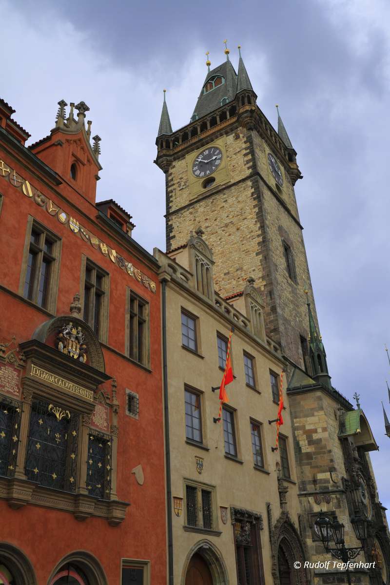 Old Town Hall Tower in Prague, Czech Republic