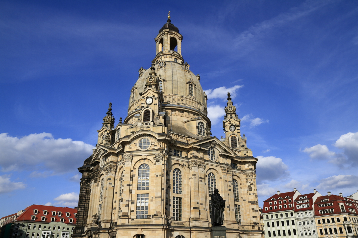 Lutheran church Frauenkirche in Dresden, Germany