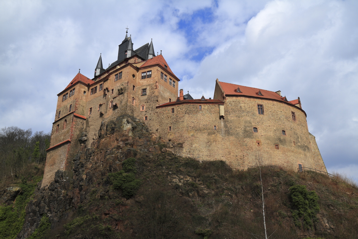 Kriebstein castle near Waldheim in Saxony, Germany