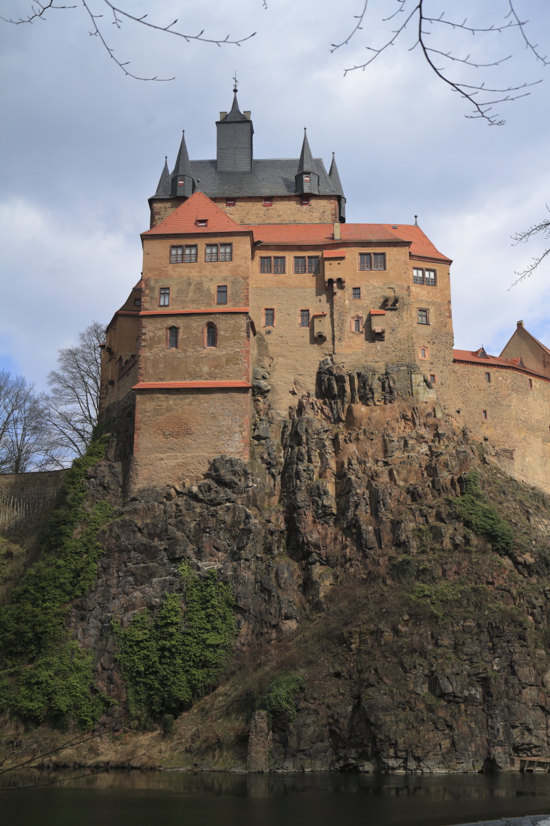 Kriebstein castle near Waldheim in Saxony, Germany