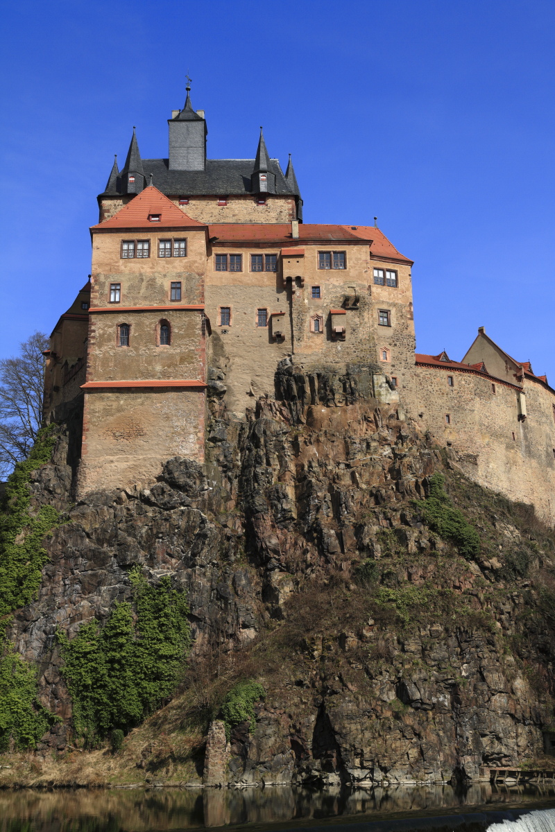 Kriebstein castle near Waldheim in Saxony, Germany