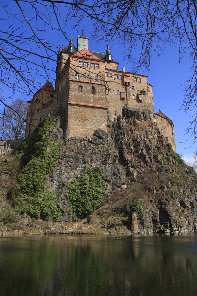 Kriebstein castle near Waldheim in Saxony, Germany