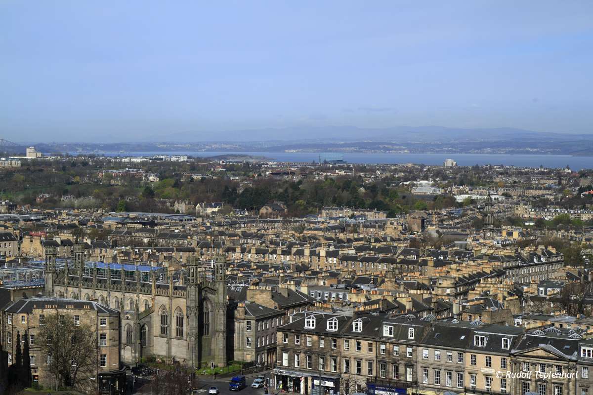 View over Edinburgh, Scotland