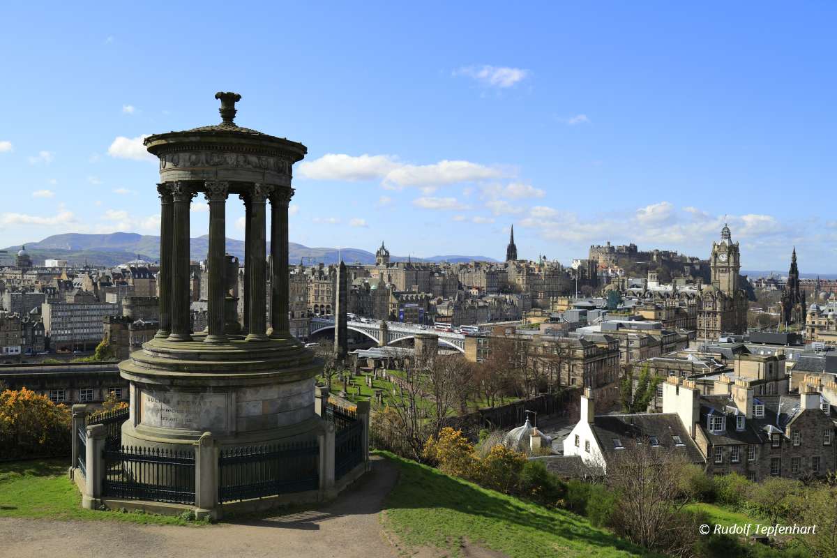 View over Edinburgh, Scotland