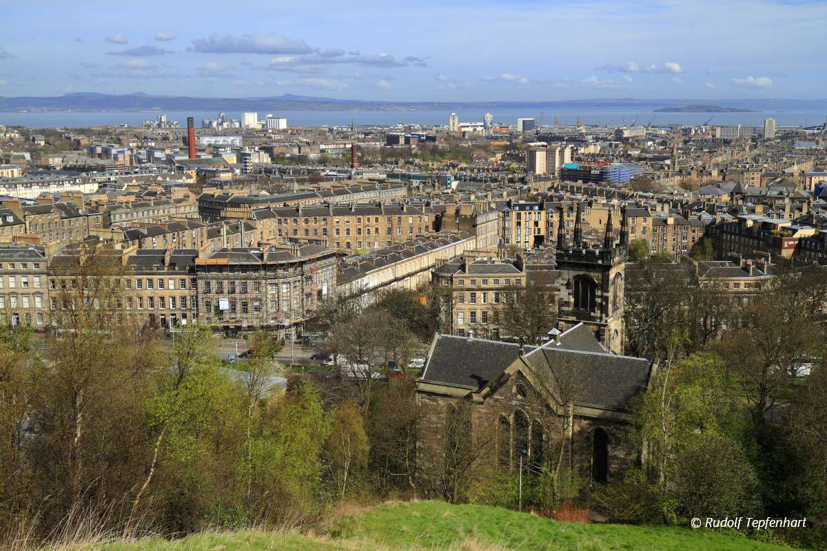 View over Edinburgh, Scotland