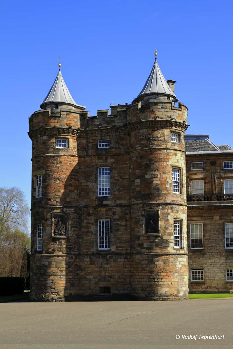 Holyrood Palace in Edinburgh, Scotland