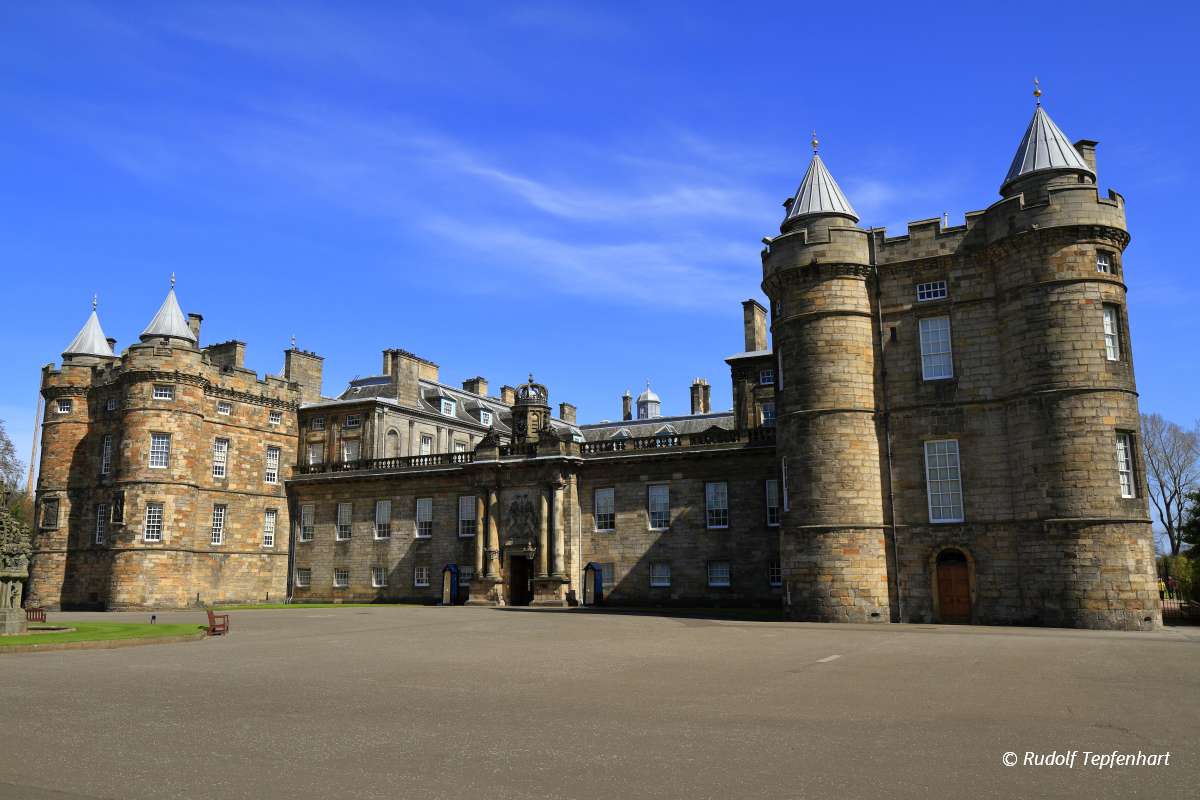 Holyrood Palace in Edinburgh, Scotland