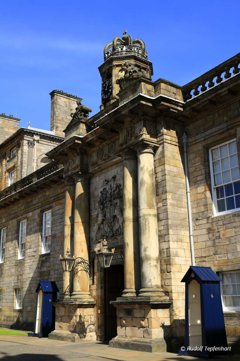 Holyrood Palace in Edinburgh, Scotland
