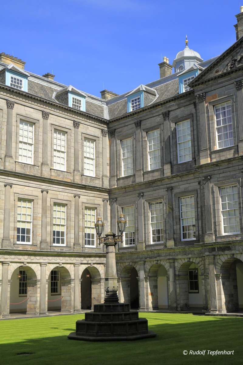 Holyrood Palace in Edinburgh, Scotland