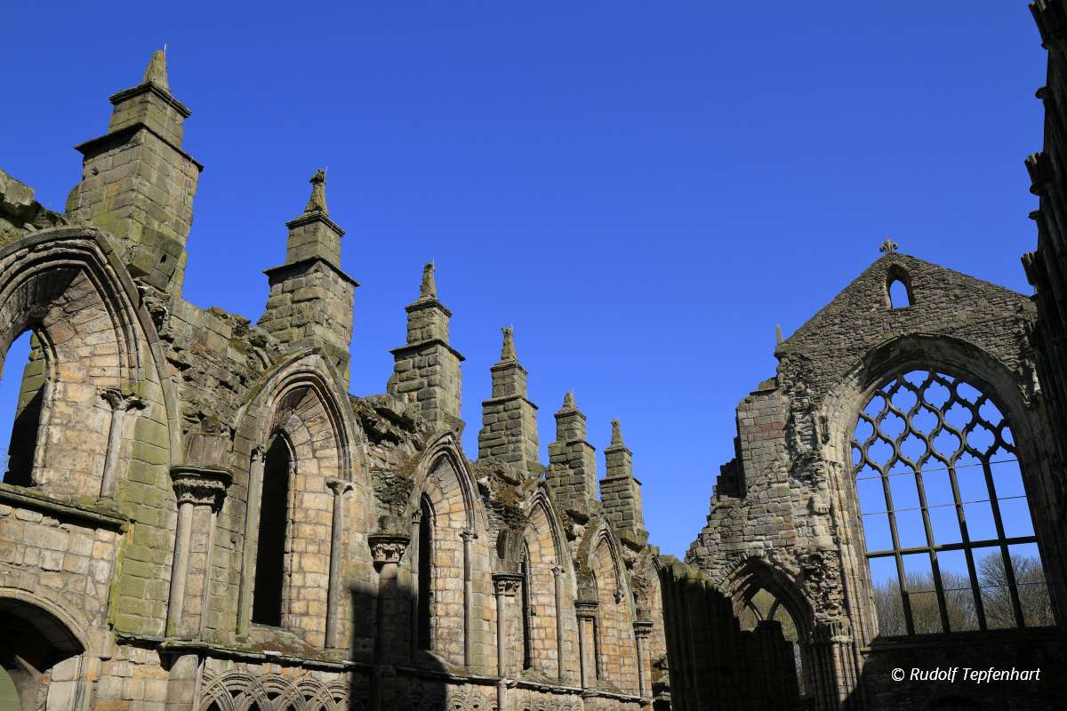 Holyrood Palace in Edinburgh, Scotland