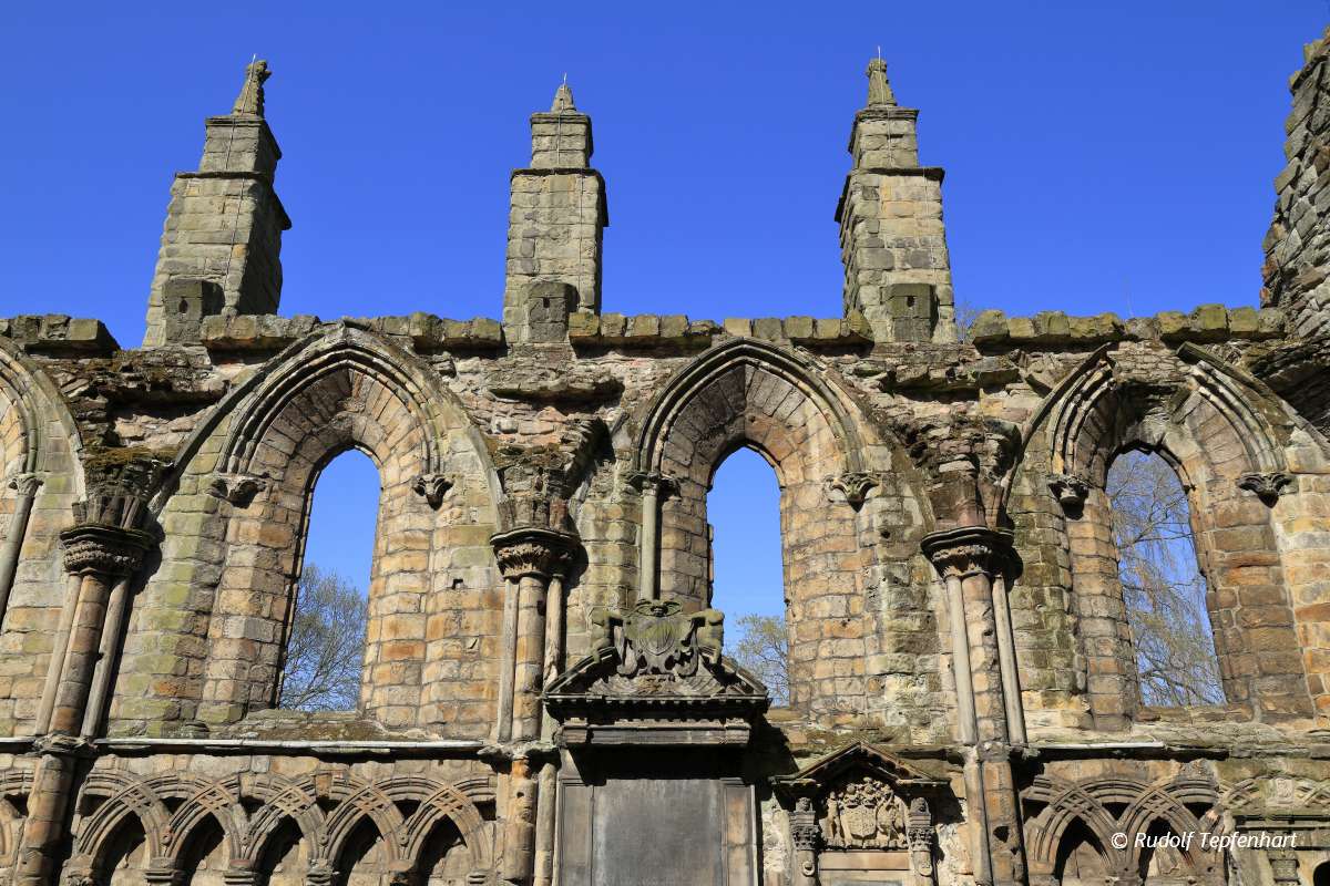 Holyrood Palace in Edinburgh, Scotland