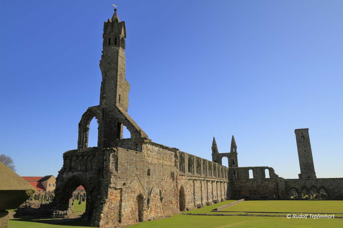 Ruin of St Andrews Cathedral, Scotland