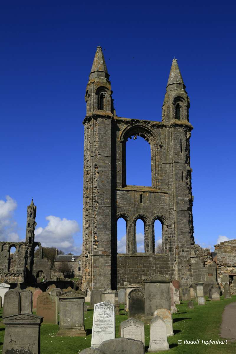 Ruin of St Andrews Cathedral, Scotland