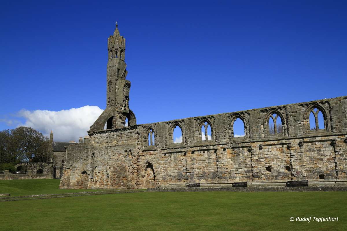 Ruin of St Andrews Cathedral, Scotland